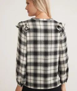 Jamie Ruffle Sleeve Top