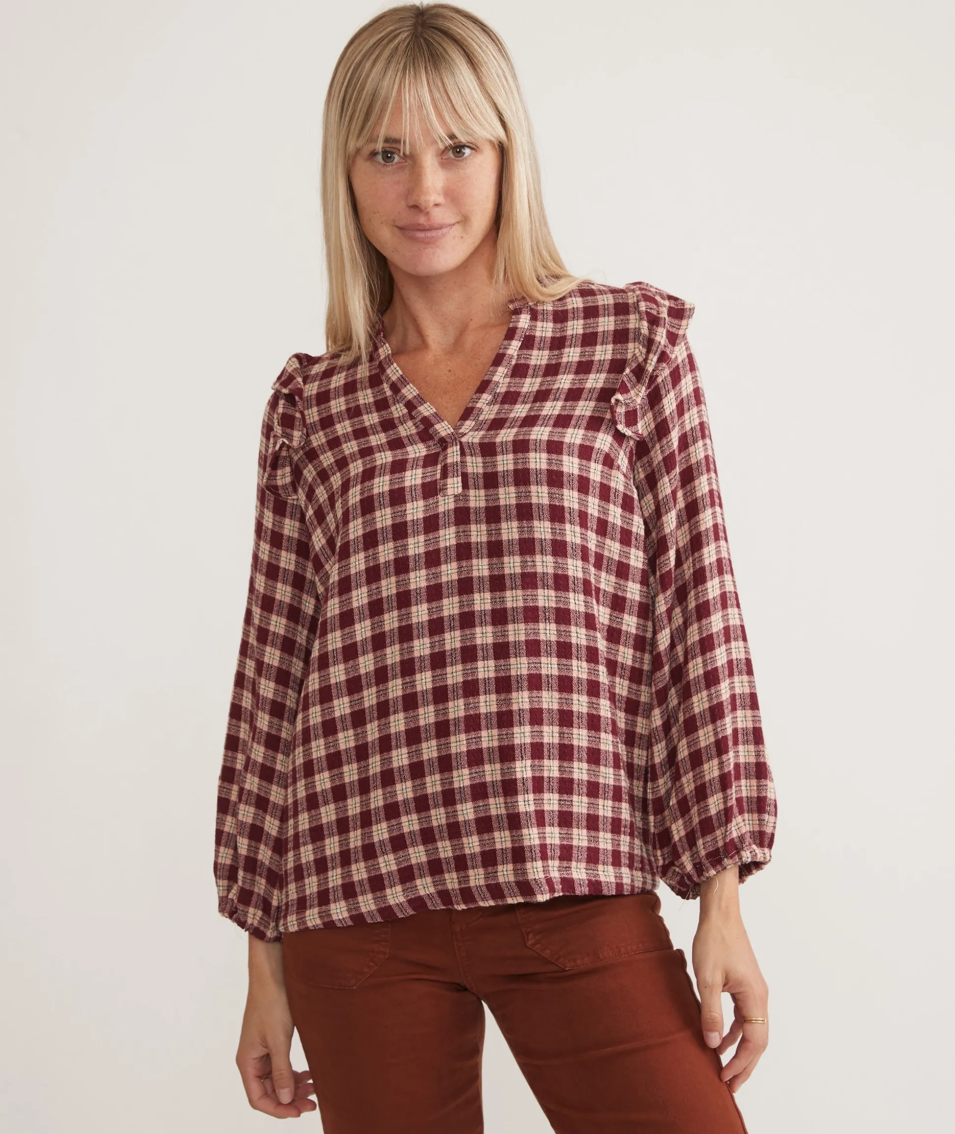 Jamie Ruffle Sleeve Top