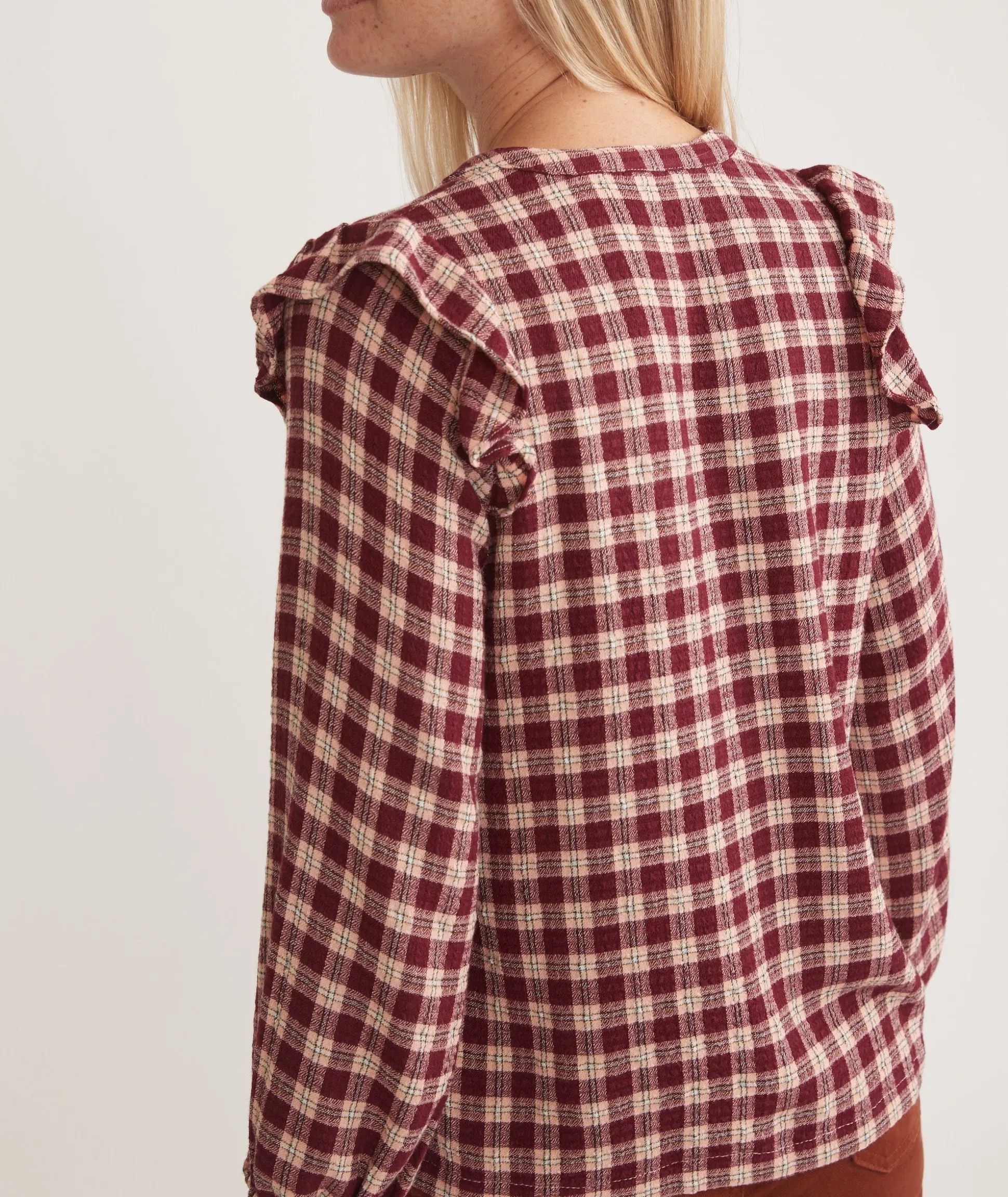 Jamie Ruffle Sleeve Top