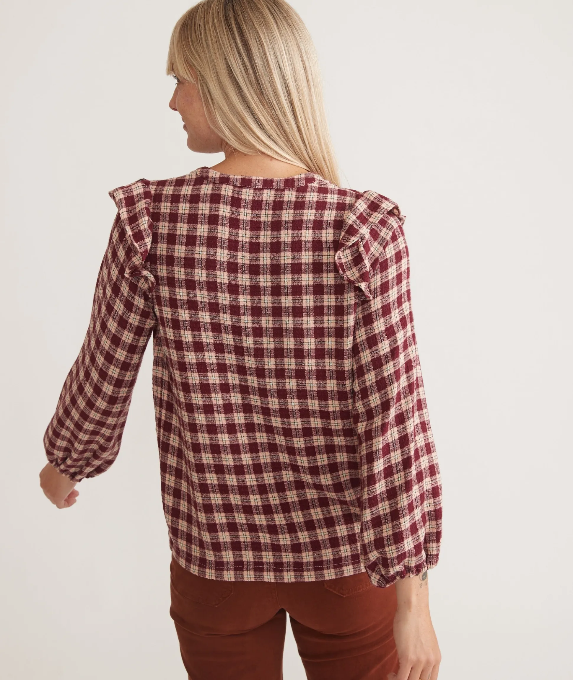 Jamie Ruffle Sleeve Top