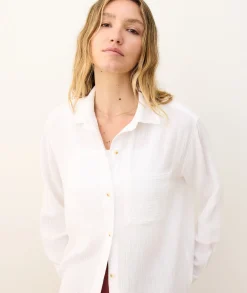 Jane Relaxed Double Cloth Shirt