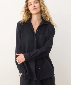 Jane Relaxed Double Cloth Shirt
