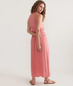 Juliet Slub Midi Dress