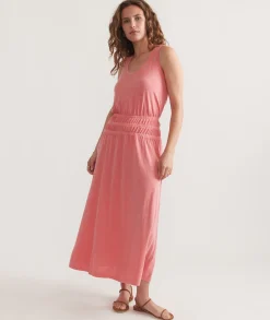 Juliet Slub Midi Dress
