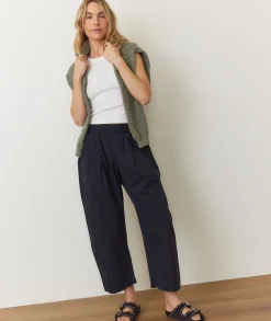 Kyra Poplin Barrel Pant