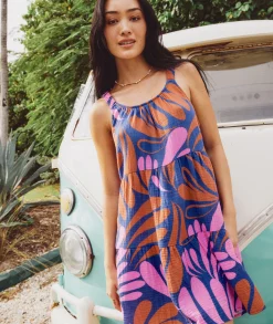 Leila Double Cloth Mini Dress