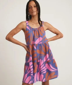 Leila Double Cloth Mini Dress