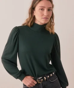 Lexi Puff Sleeve Turtleneck