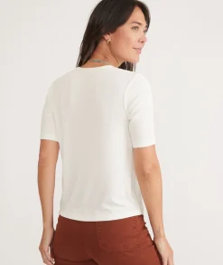 Lexi Rib Button Top