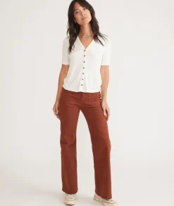 Lexi Rib Button Top
