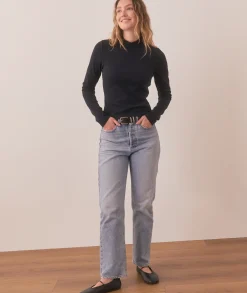 Lexi Rib Longsleeve Mock Neck