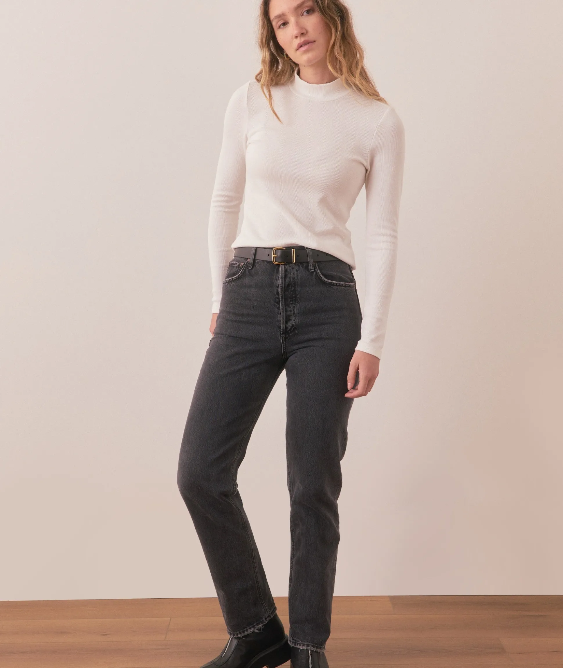 Lexi Rib Longsleeve Mock Neck