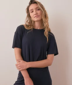 Lexi Rib Lounge Cropped Tee