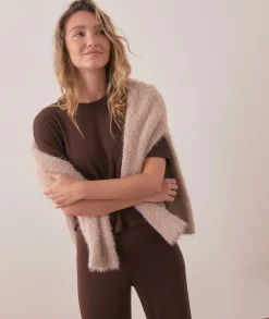 Lexi Rib Lounge Cropped Tee