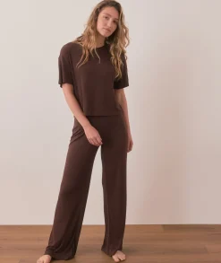 Lexi Rib Lounge Cropped Tee