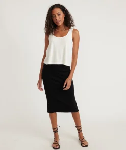 Lexi Rib Midi Skirt