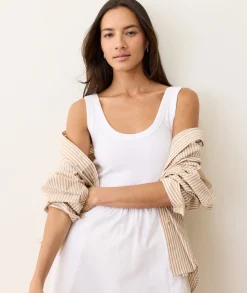 Lexi Rib Poplin Midi Dress