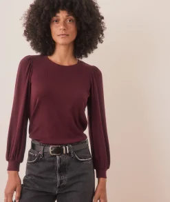 Lexi Rib Puff Sleeve Top