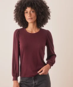 Lexi Rib Puff Sleeve Top