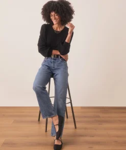 Lexi Rib Puff Sleeve Top