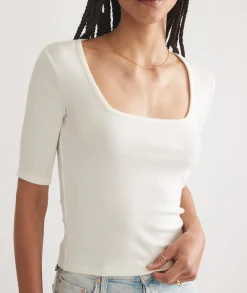 Lexi Rib Square Neck Top