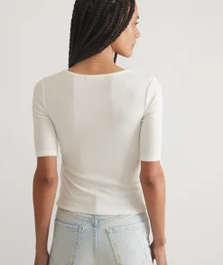 Lexi Rib Square Neck Top