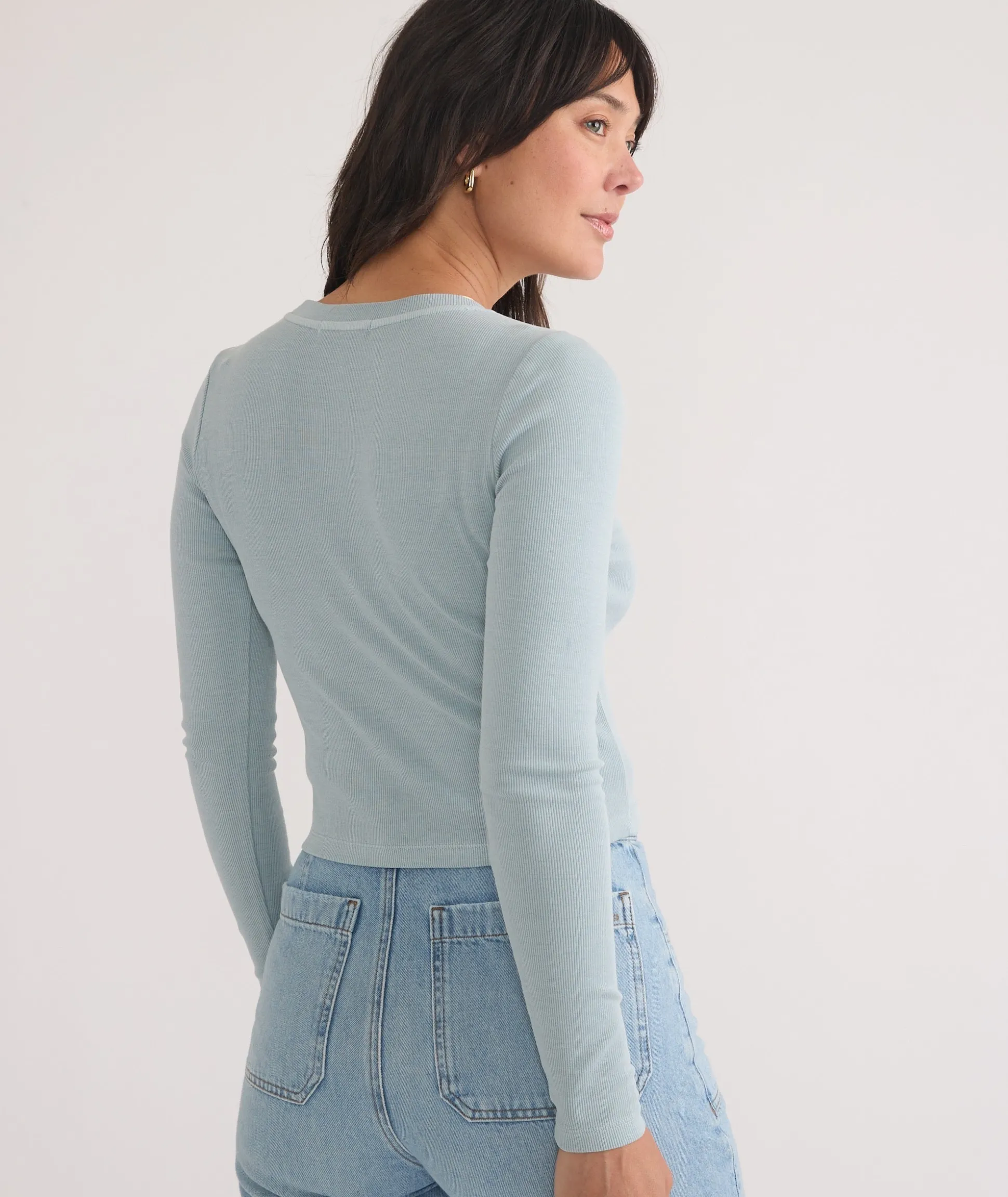 Lexi Rib Sun-In Button Through
