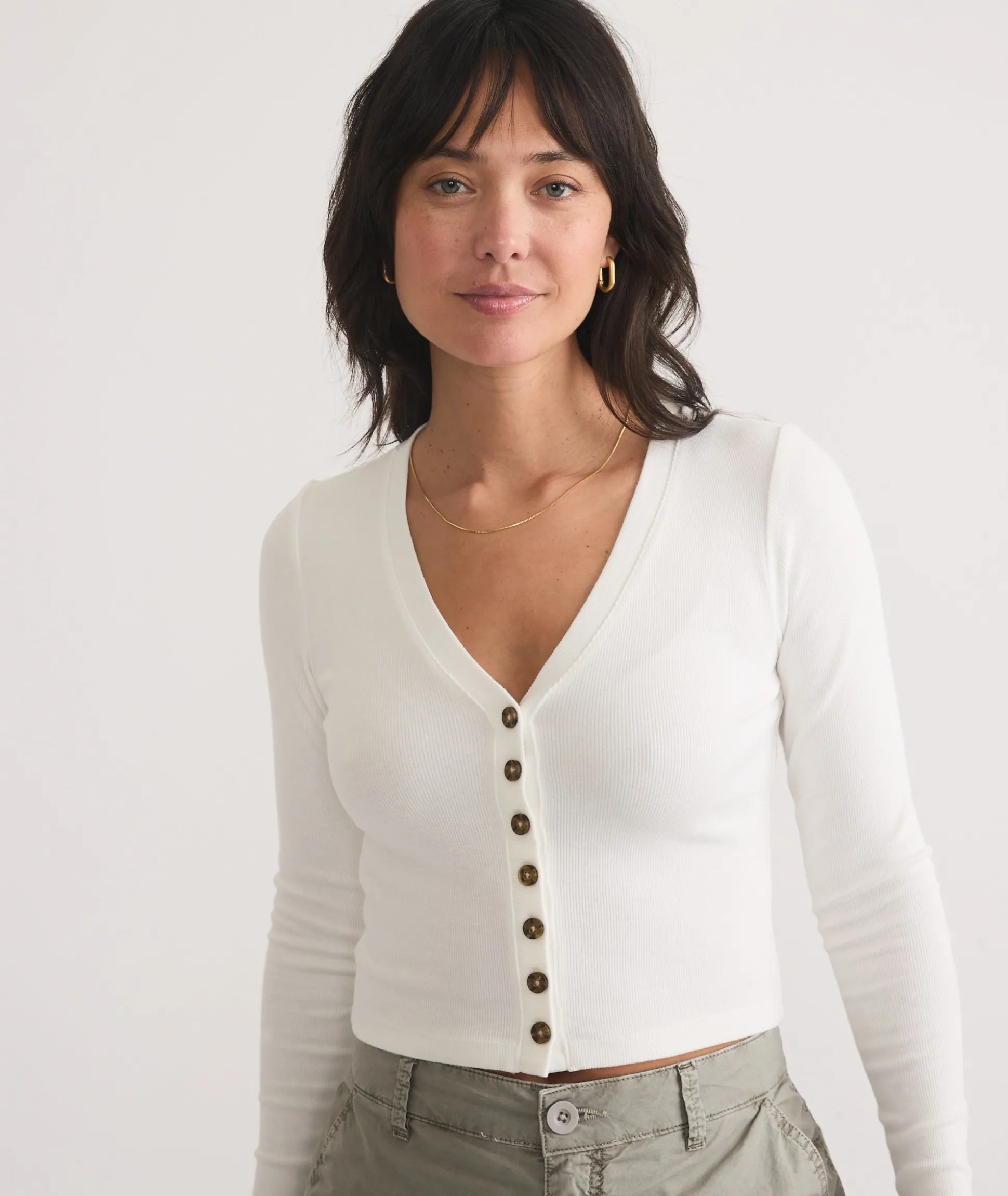 Lexi Rib Sun-In Button Through