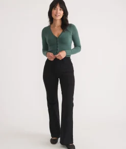 Lexi Rib Sun-In Button Through