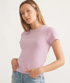 Lexi Rib Sun-In Crew Tee