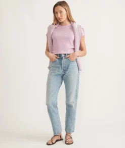 Lexi Rib Sun-In Crew Tee