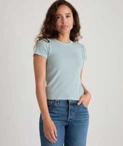 Lexi Rib Sun-In Crew Tee