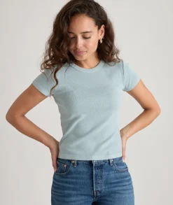 Lexi Rib Sun-In Crew Tee