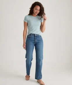 Lexi Rib Sun-In Crew Tee