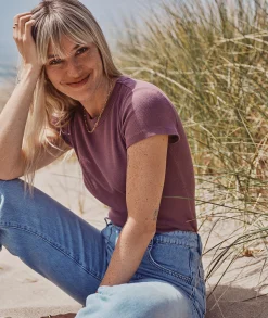 Lexi Rib Sun-In Crew Tee