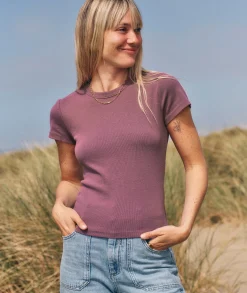 Lexi Rib Sun-In Crew Tee