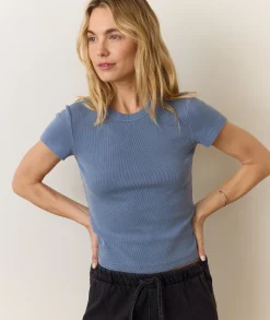 Lexi Rib Sun-In Crew Tee