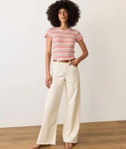 Lexi Rib Sun-In Crew Tee