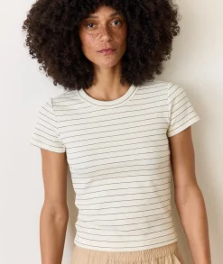 Lexi Rib Sun-In Crew Tee