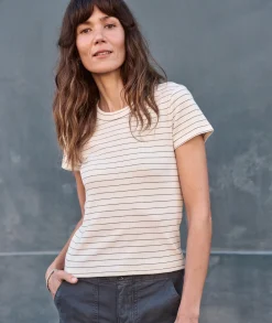 Lexi Rib Sun-In Crew Tee