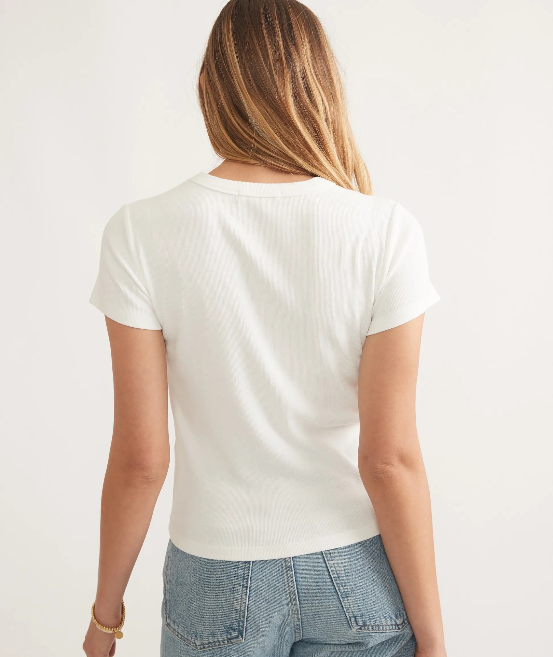 Lexi Rib Sun-In Crew Tee