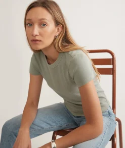 Lexi Rib Sun-In Crew Tee