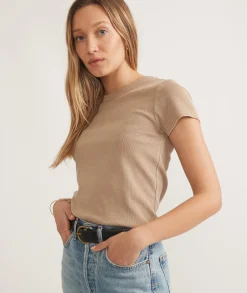 Lexi Rib Sun-In Crew Tee