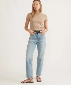 Lexi Rib Sun-In Crew Tee