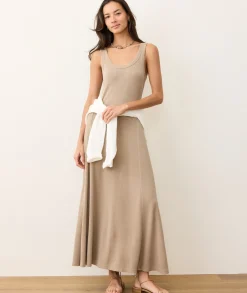 Lexi Rib Sun-In Fit & Flare Dress