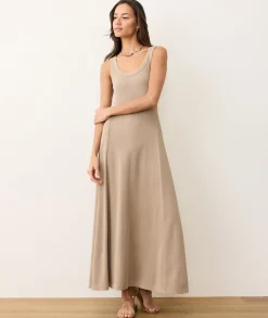 Lexi Rib Sun-In Fit & Flare Dress