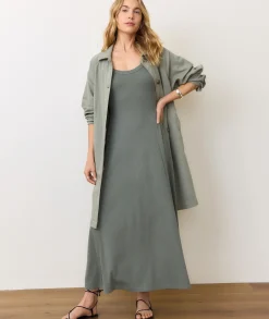 Lexi Rib Sun-In Fit & Flare Dress