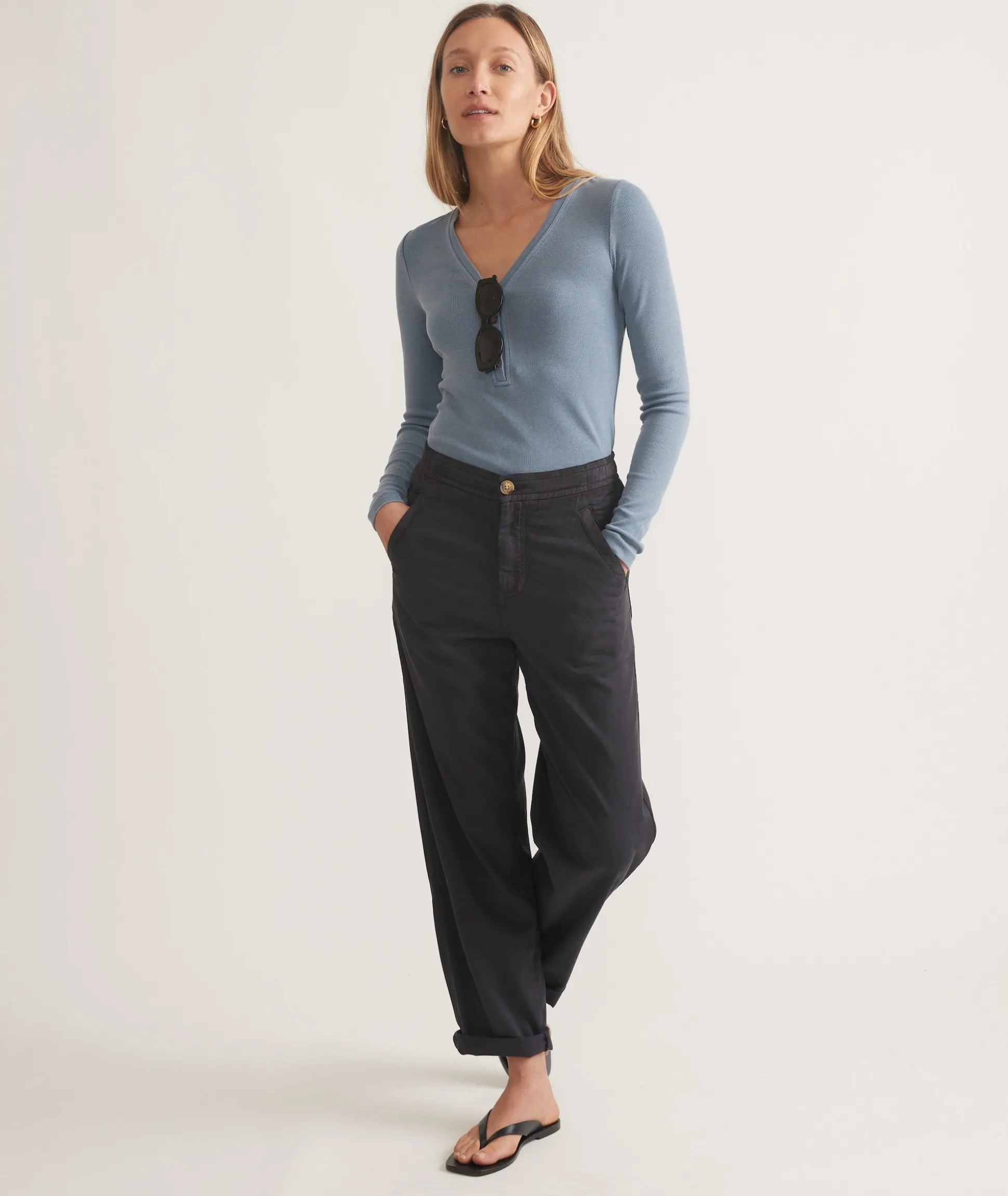 Lexi Rib Sun-In Henley