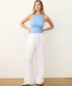 Lexi Rib Sun-In High Neck Crop Tank