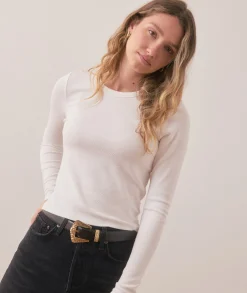 Lexi Rib Sun-In Longsleeve Crew Tee